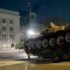 Berlin: Zerstörter Russen-Panzer wird vor Putins Botschaft abgestellt